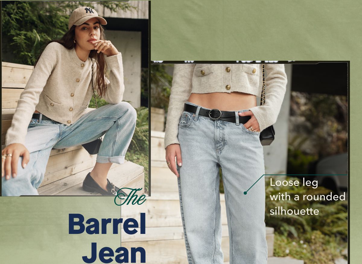 The Barrel Jean | Loose leg with a rounded silhouette