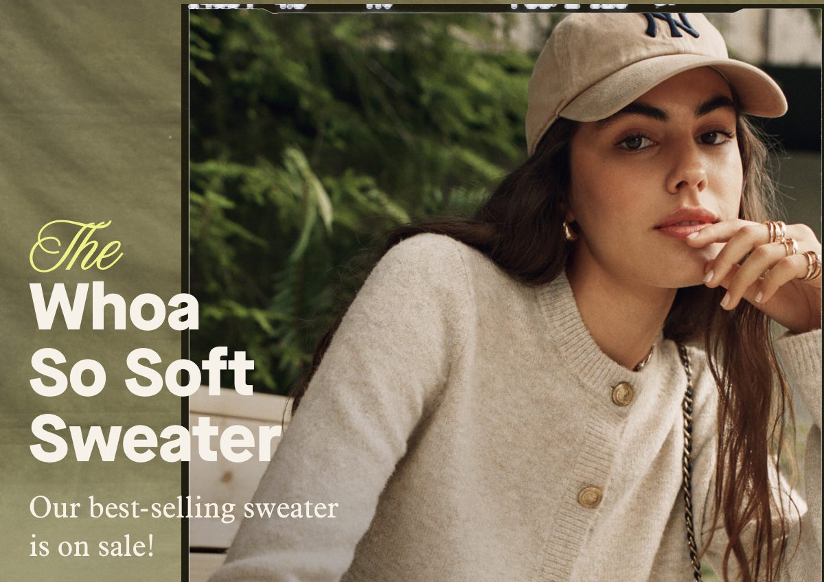 The Whoa So Soft Sweater | Our best-selling sweater is on sale!