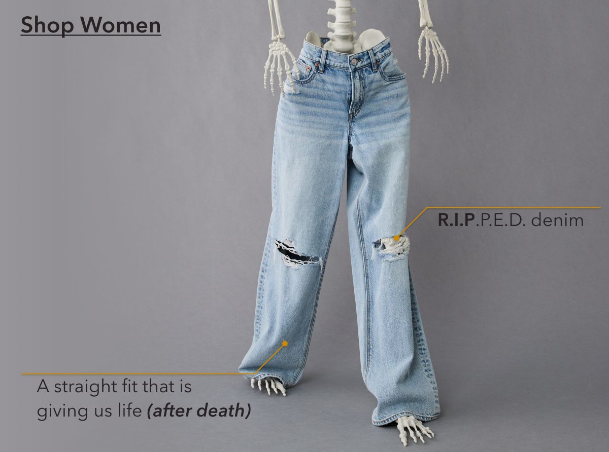 Shop Women | R.I.P.P.E.D. denim | A straight fit that is giving us life (after death)