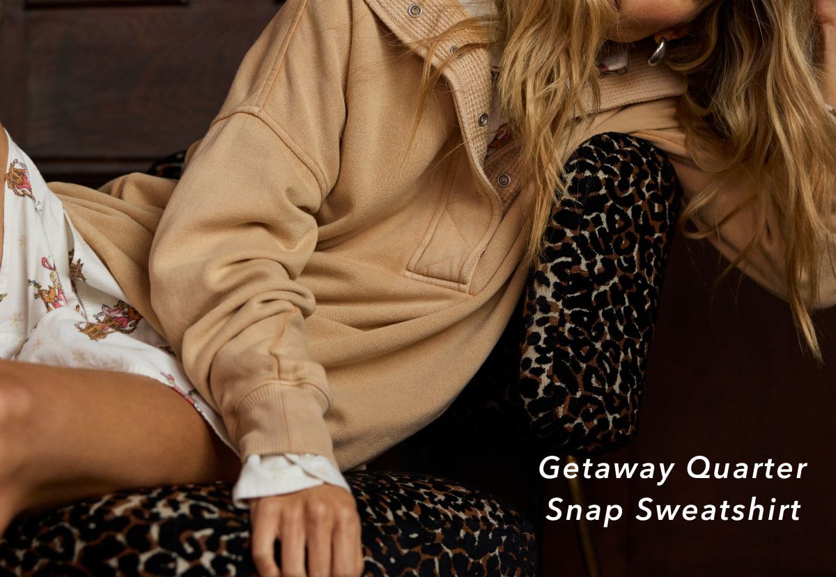 Getaway Quarter Snap Sweatshirt