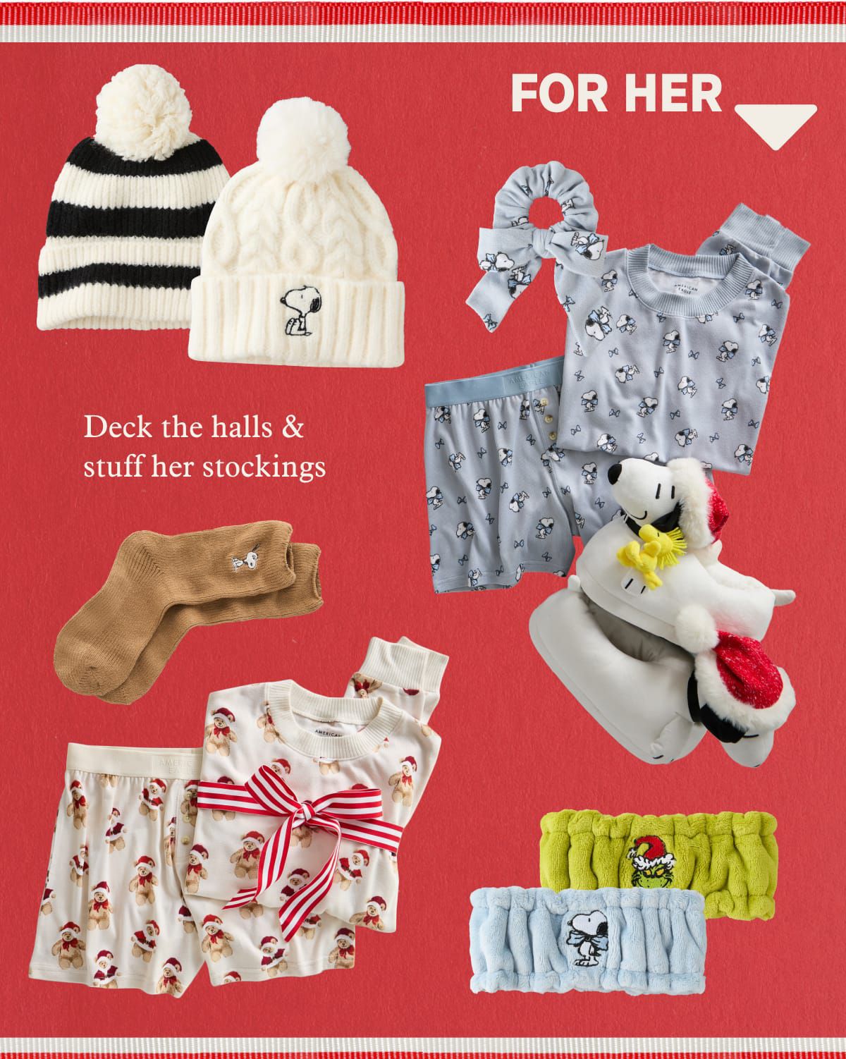 FOR HER | Deck the halls & stuff her stockings