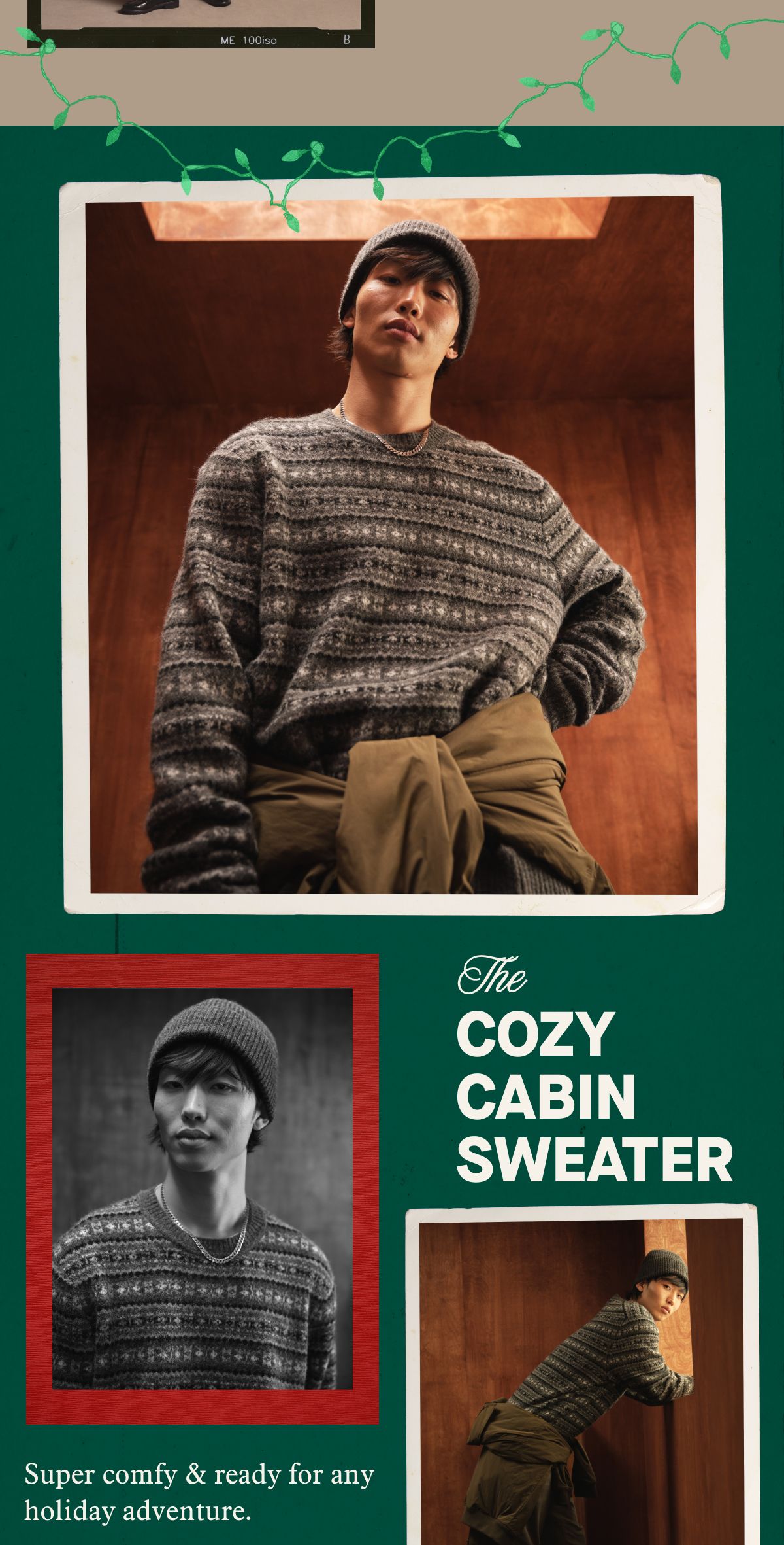 The Cozy Cabin Sweater | Super comfy & ready for any holiday adventure.