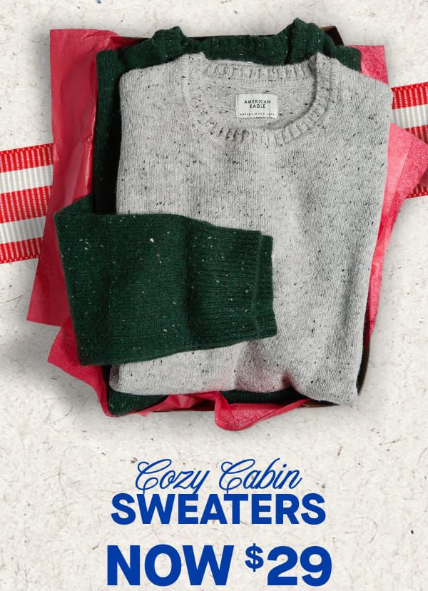 Cozy Cabin SWEATERS NOW $29