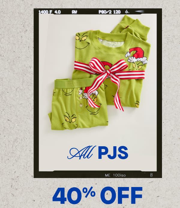 All PJs  40% Off 