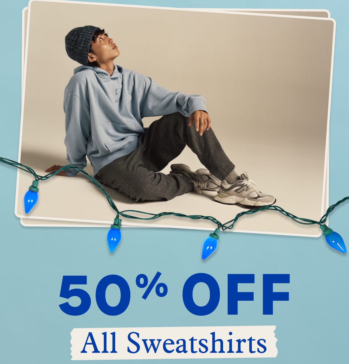 50% Off All Sweatshirts