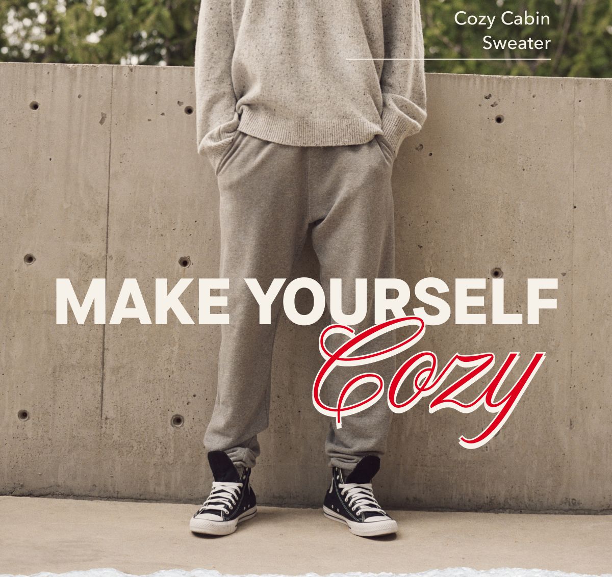 Cozy Cabin Sweater | MAKE YOURSELF Cozy