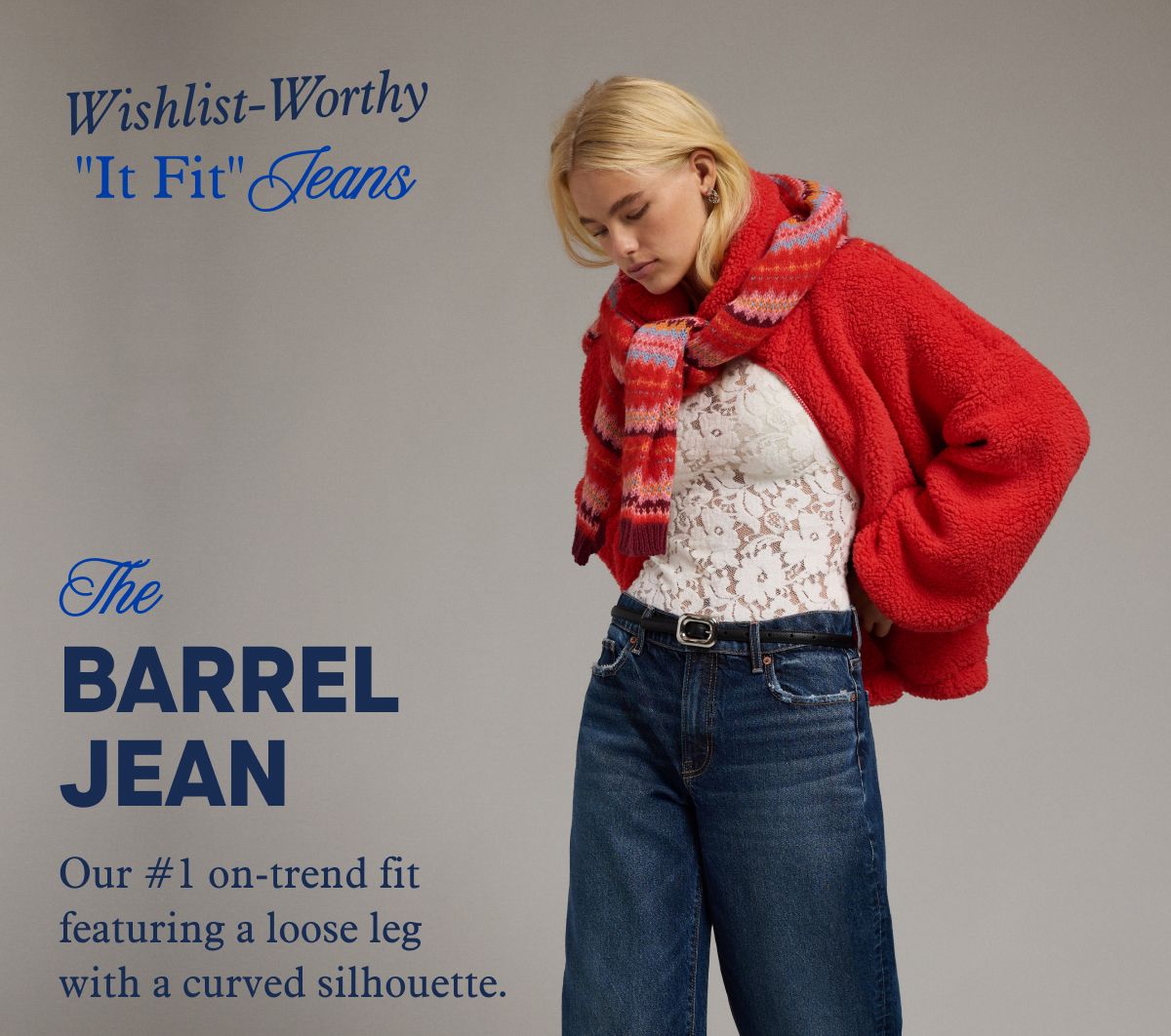 Wishlist-Worthy ''It Fit'' Jeans |  The Barrel Jean | Our #1 on-trend fit featuring a loose leg with a curved silhouette.