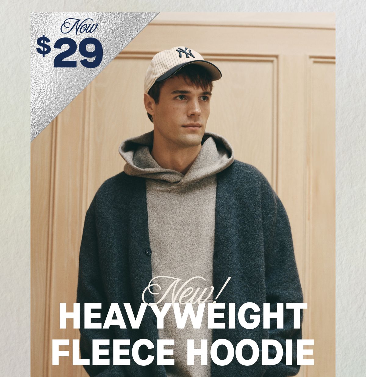 New!  Heavyweight Fleece Hoodie  Now $29