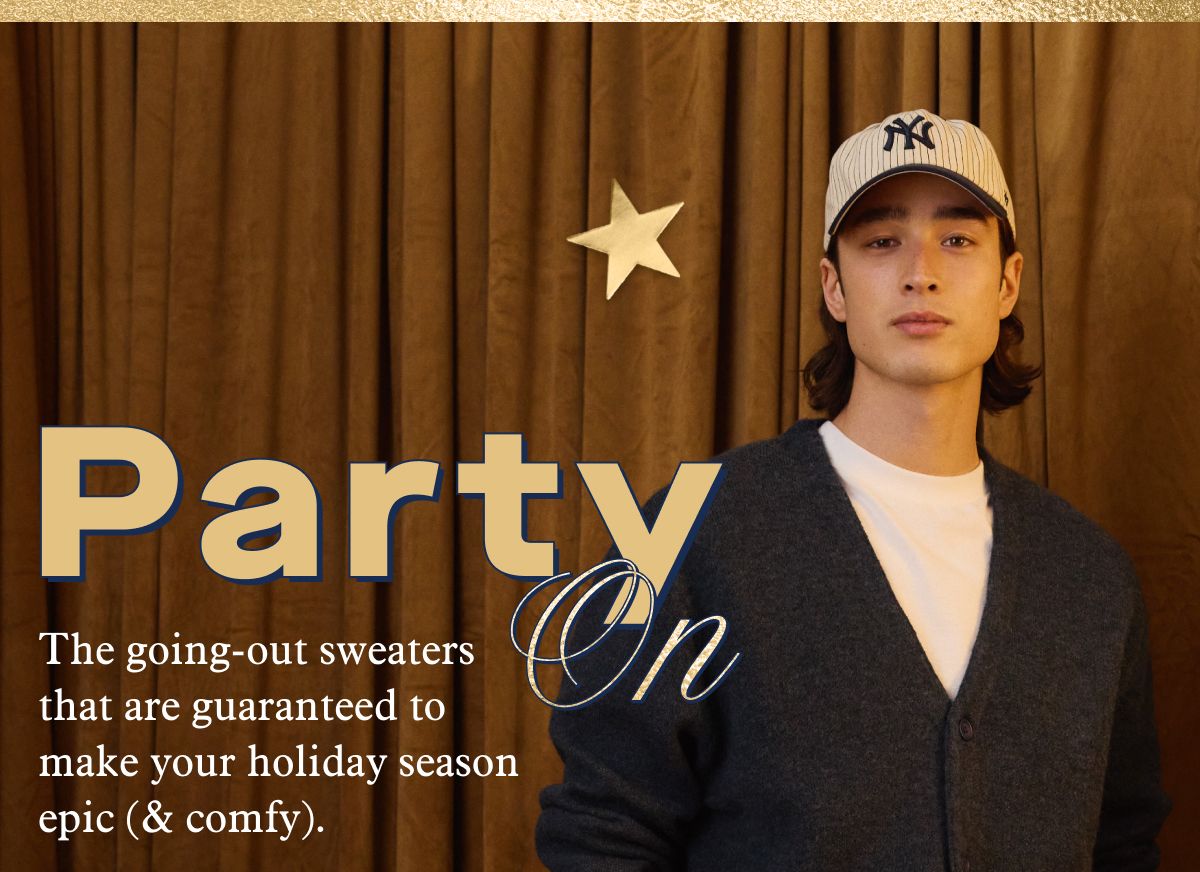 Party On | The going-out sweaters that are guaranteed to make your holiday season epic (& comfy).