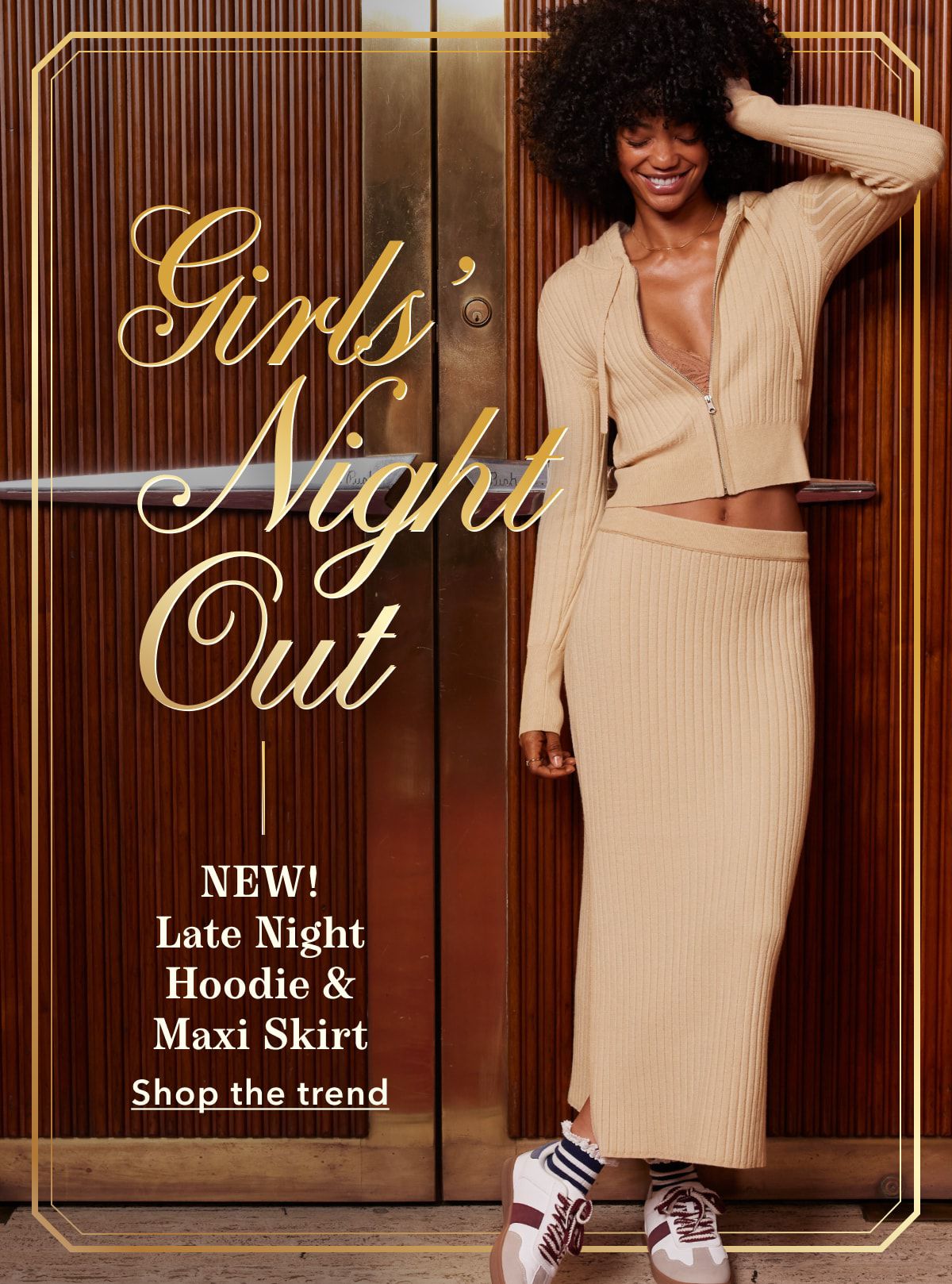 Girl's Night Out | New! Late Night Hoodie & Maxi Skirt | Shop the trend