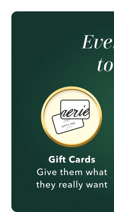 Gift Cards | Give them what they really want