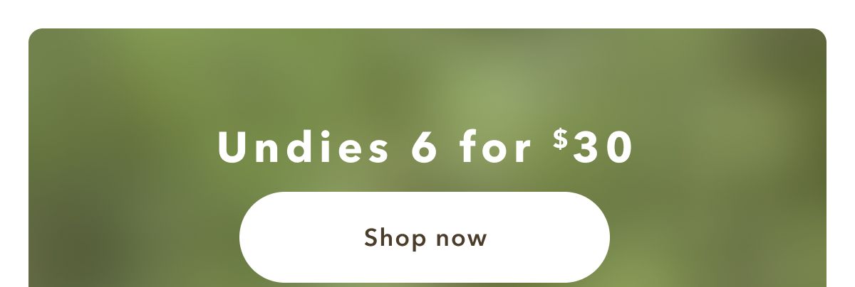 Undies 6 for $30 | Shop now