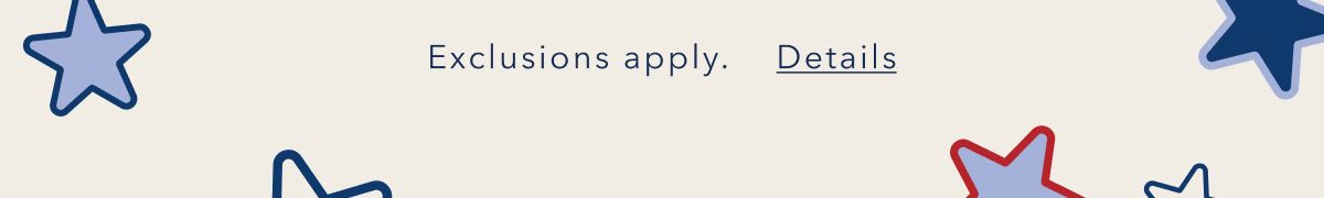 Exclusions apply. Details