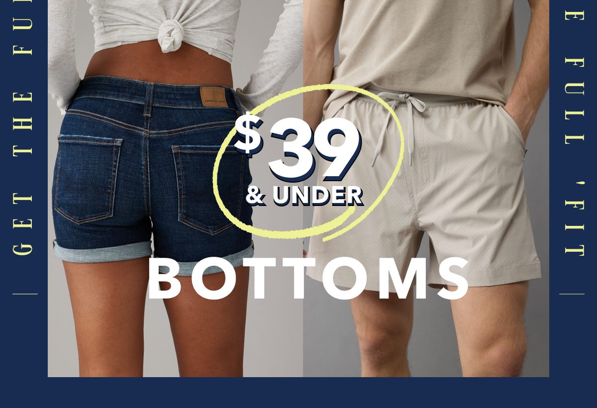$39 & Under | Bottoms