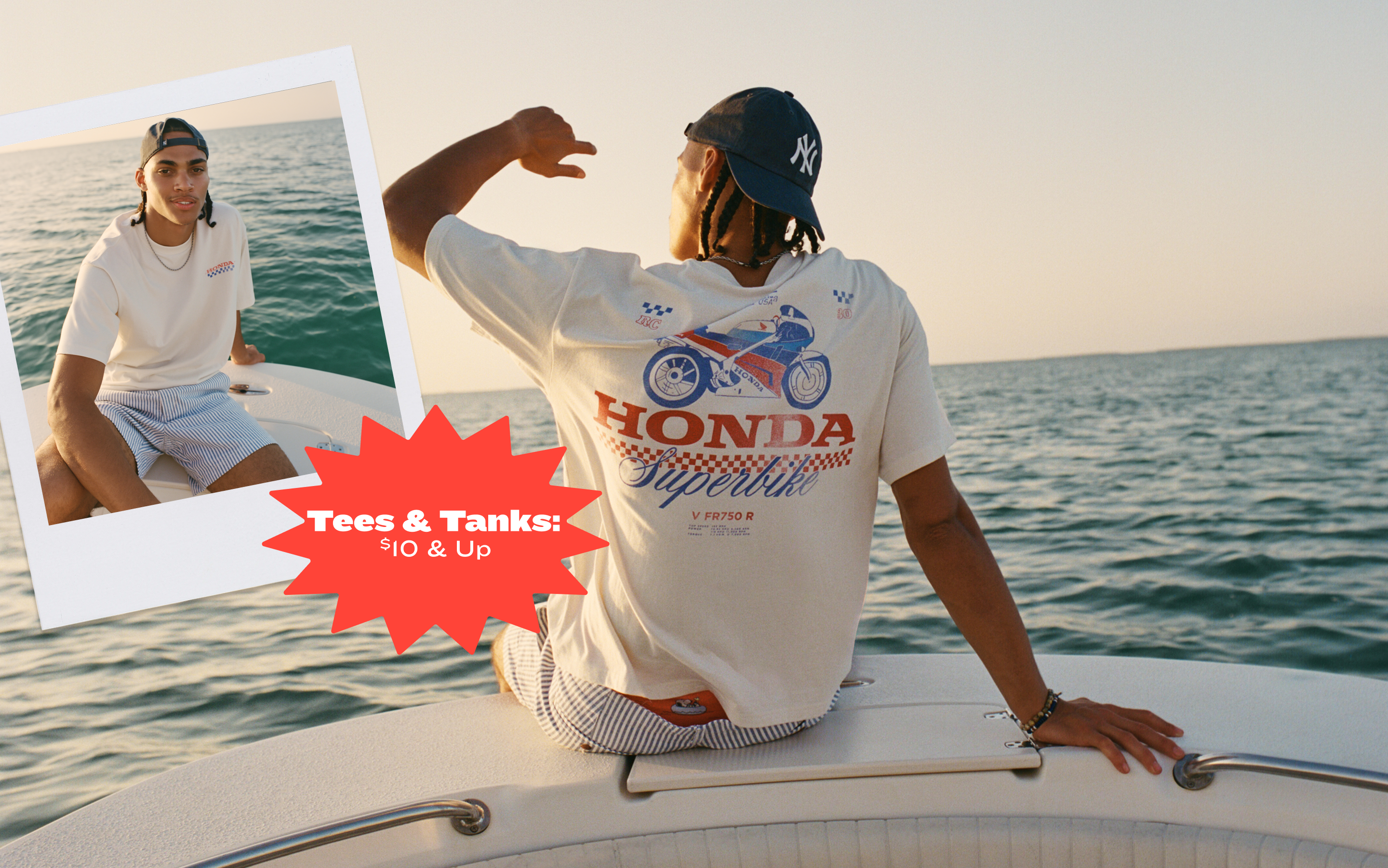 Tees & Tanks: $10 & Up
