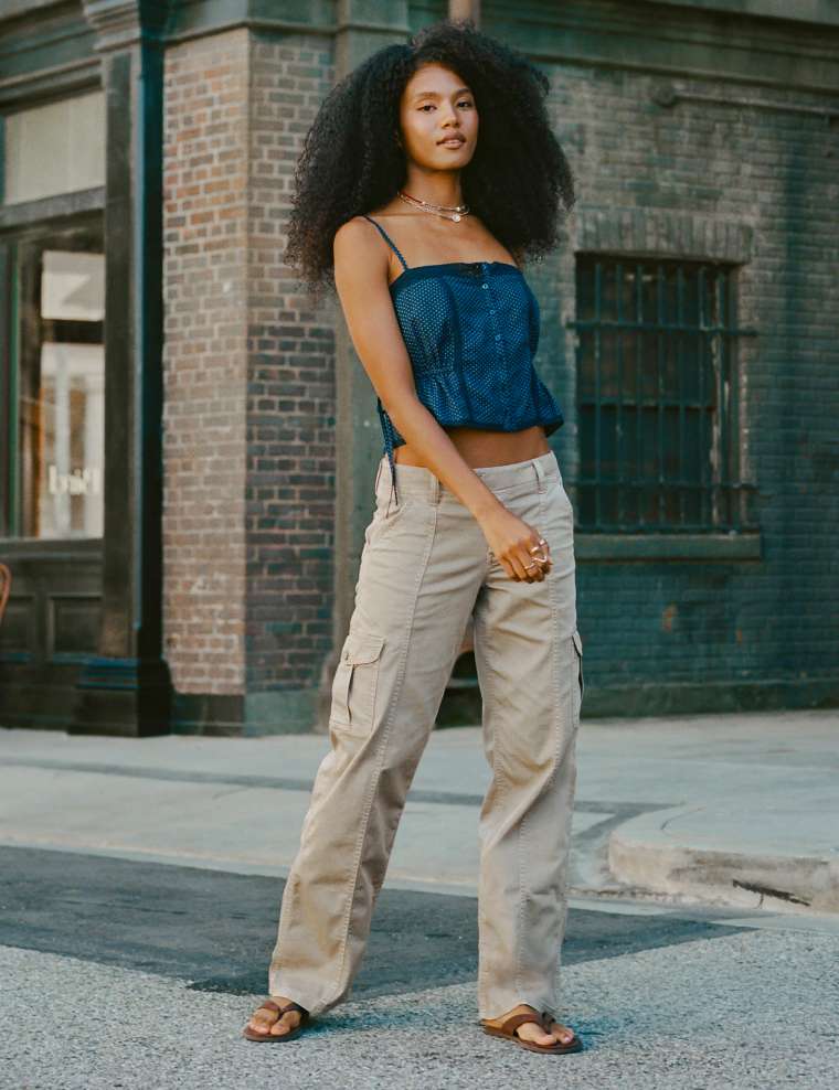 New Fit! The Low-Rise Cargo Pant