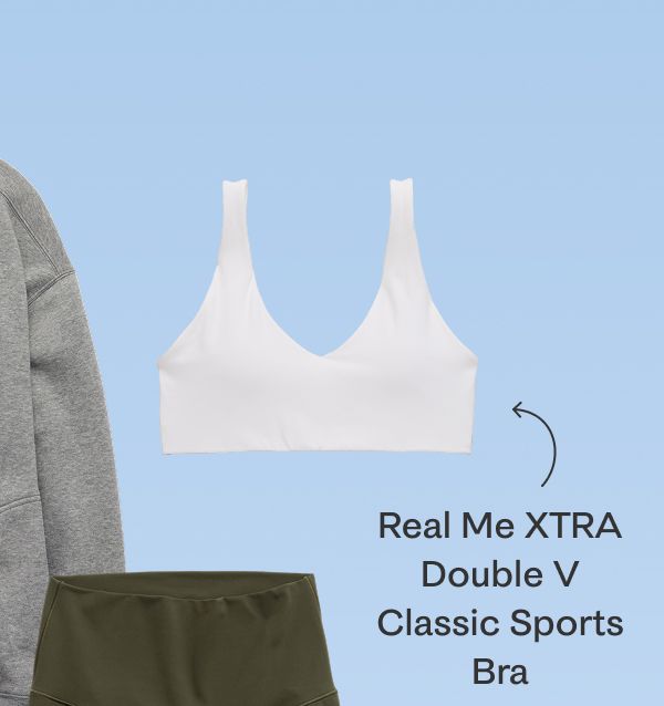 Real Me XTRA Double V Classic Sports Bra