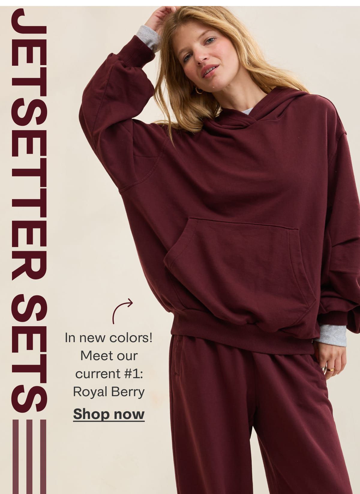 Jetsetter Sets | In new colors! Meet our current #1: Royal Berry | Shop now 