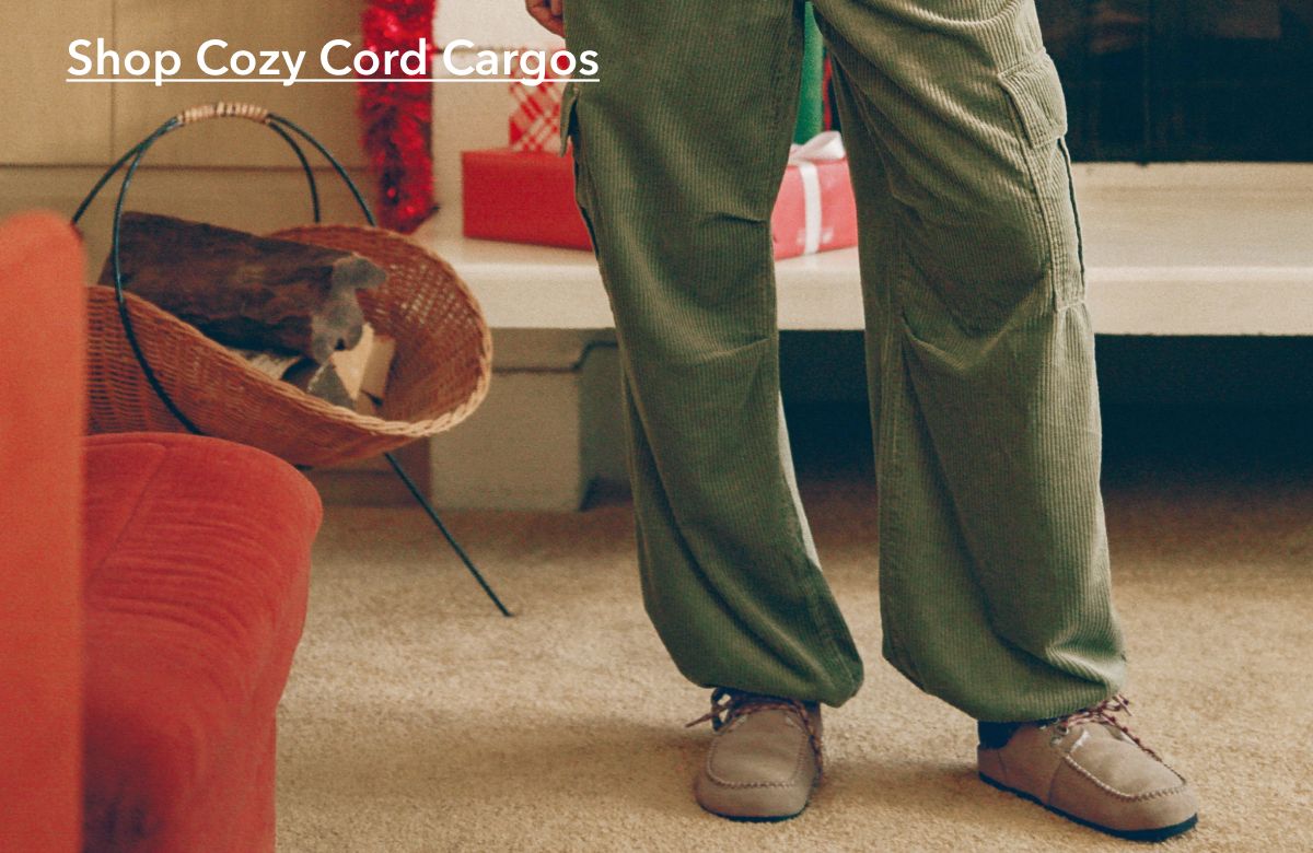 Shop Cozy Cord Cargos