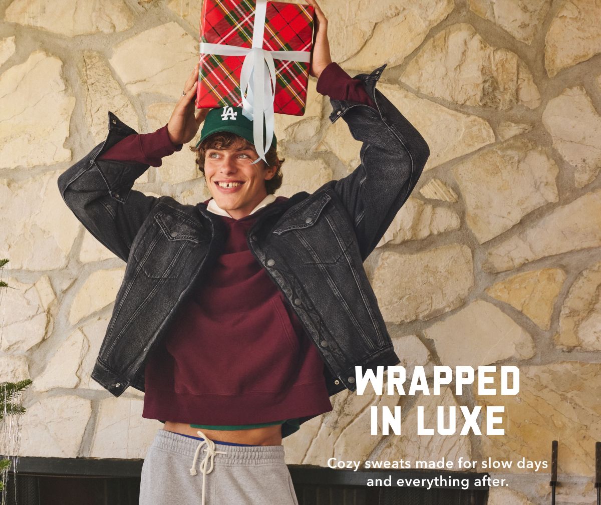 Wrapped In Luxe | Cozy sweats made for slow days and everything after.