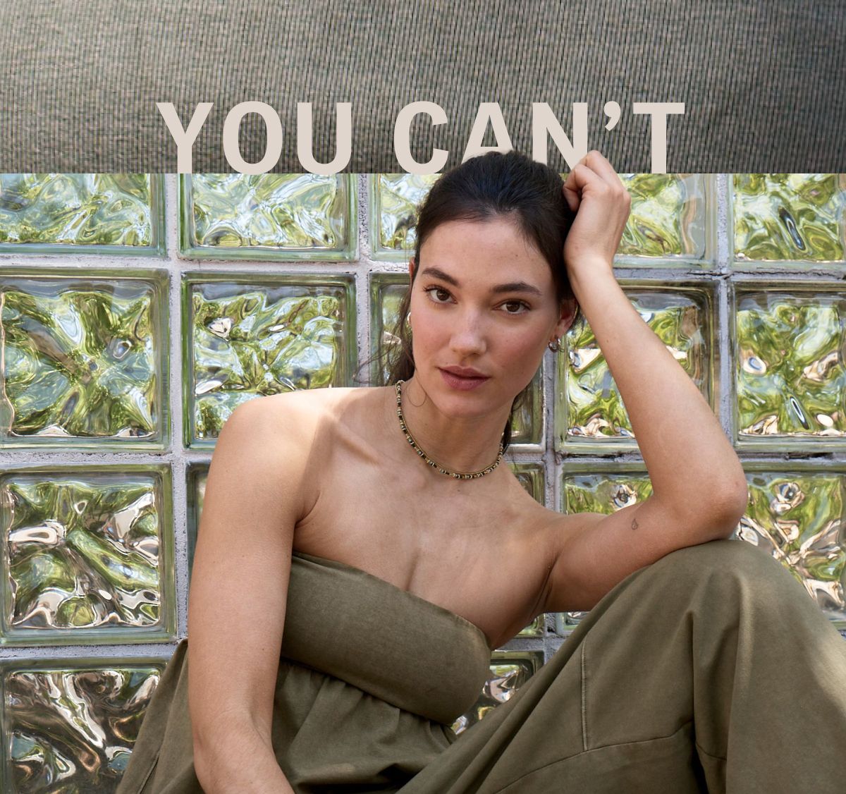 You can't