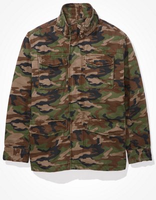 sherpa lined military jacket