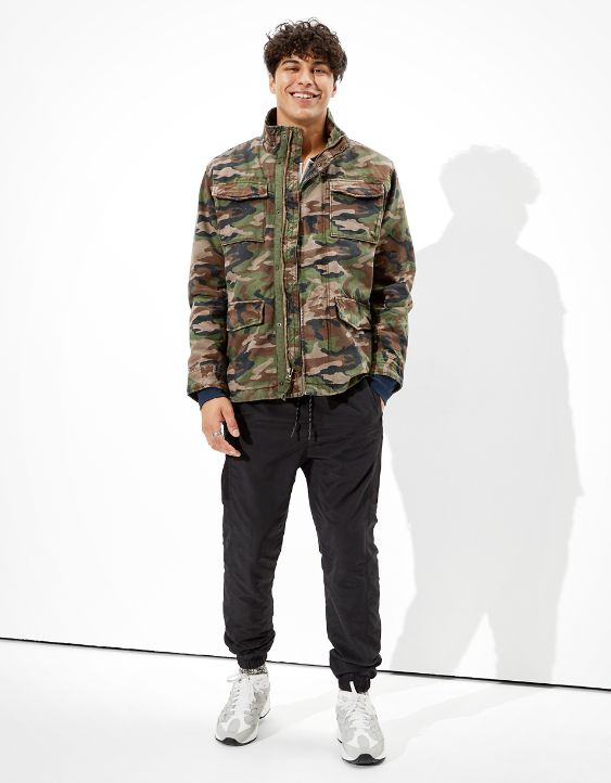 AE Sherpa Lined Military Jacket