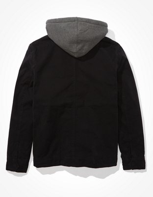 AE Sherpa Lined Hooded Workwear Jacket