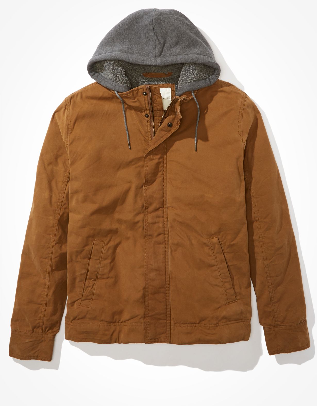 AE Sherpa Lined Hooded Workwear Jacket