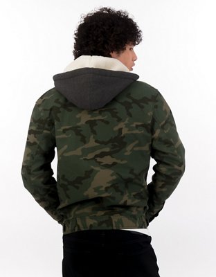 ae hooded workwear jacket