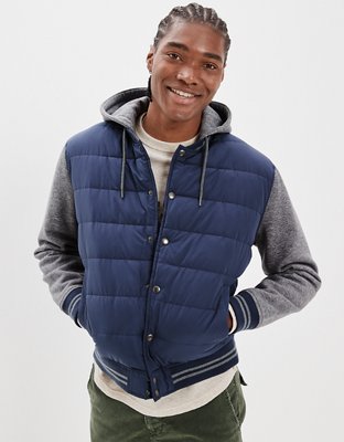 American eagle bomber jacket mens sale