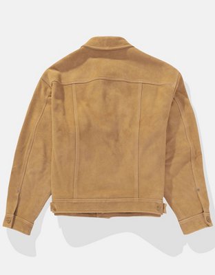 AE x Manuel Turizo Suede Trucker Jacket