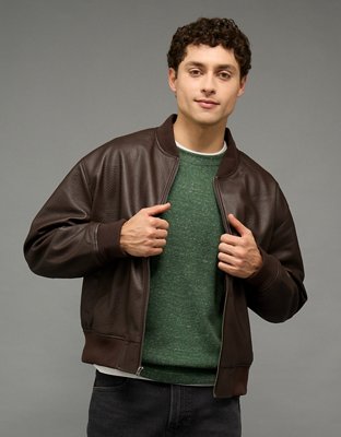 AE Leather Bomber