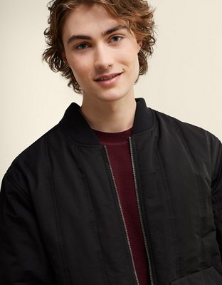 AE Quilted Bomber Jacket