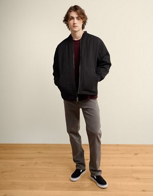 AE Quilted Bomber Jacket