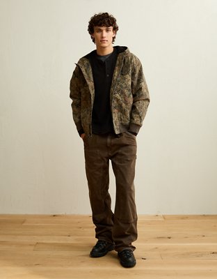 Мужская куртка American Eagle AE Workwear, цвет: Зелёный — фото 1