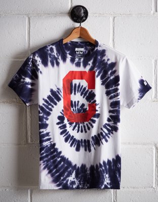 Tailgate Men's Cleveland Indians Tie-Dye T-Shirt - Free Shipping & Returns