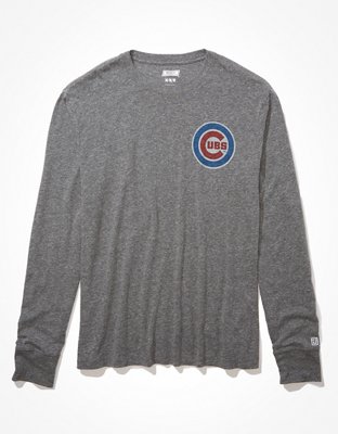 Мужские футболки American Eagle Tailgate Men's Chicago Cubs Long-Sleeve Graphic T-Shirt — фото 2