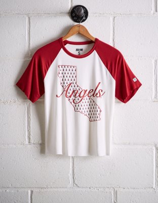 Tailgate Women's Los Angeles Angels Cut-Off Baseball Tee - Free Shipping & Returns