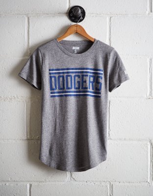 Tailgate Women's LA Dodgers Chest Stripe T-Shirt - Free Shipping & Returns