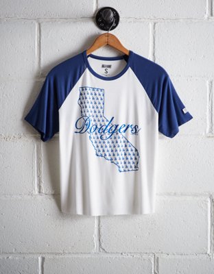 Tailgate Women's Los Angeles Dodgers Cut-Off Baseball Tee - Free Shipping & Returns
