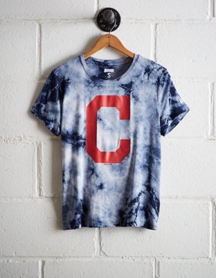 Tailgate Women's Cleveland Indians Tie-Dye T-Shirt - Free Shipping & Returns