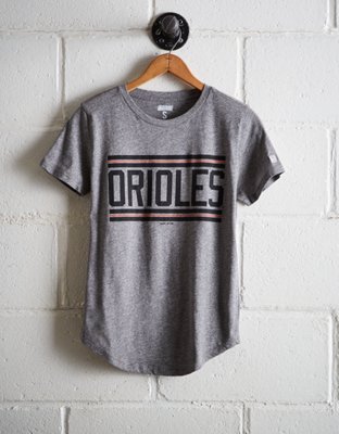Tailgate Women's Orioles Chest Stripe T-Shirt - Free Shipping & Returns