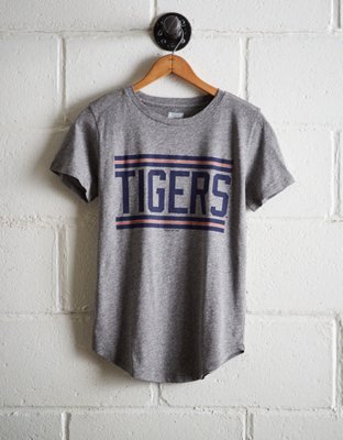 Tailgate Women's Tigers Chest Stripe T-Shirt - Free Shipping & Returns