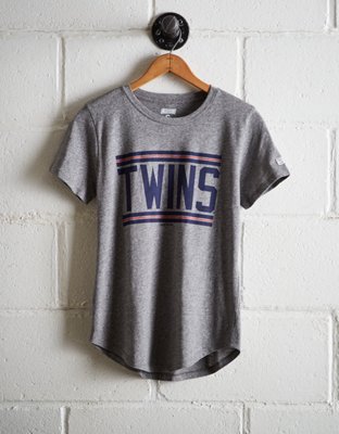 Tailgate Women's Twins Chest Stripe T-Shirt - Free Shipping & Returns