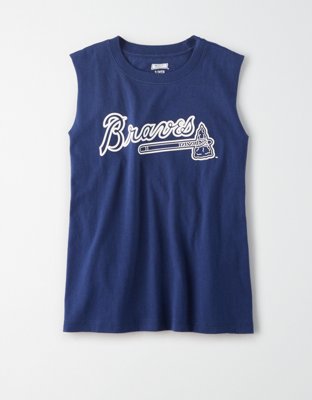 Tailgate Women's Atlanta Braves Muscle Tank Top