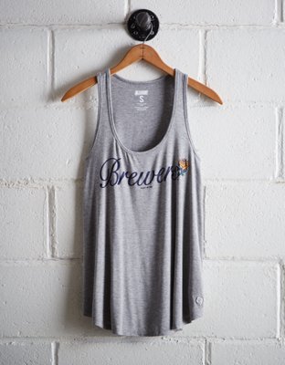 Tailgate Women's Milwaukee Brewers Scoop Neck Tank - Free Shipping & Returns