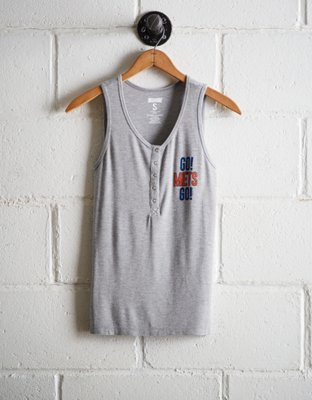 Tailgate Women's New York Mets Henley Tank - Free Shipping & Returns