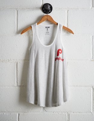 Tailgate Women's Philadelphia Phillies Striped Scoop Neck Tank - Free Shipping & Returns