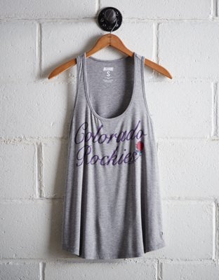 Tailgate Women's Colorado Rockies Scoop Neck Tank - Free Shipping & Returns